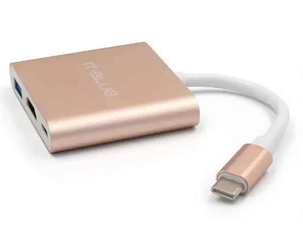Adaptador Type-C HDTV USB 3.0 E Type-C Fêmea IT-BLUE LE-5573