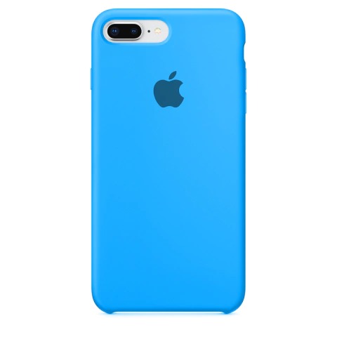 Capa de Silicone para Iphone 7/8 Plus - Azul