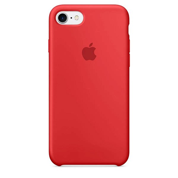 Capa de Silicone para Iphone 7/8 - Vermelho