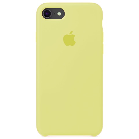 Capa de Silicone para Iphone 7/8 - Amarelo Pastel