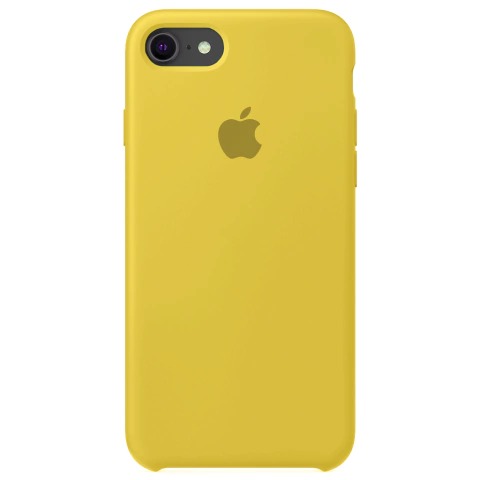 Capa de Silicone para Iphone 7/8 - Amarelo