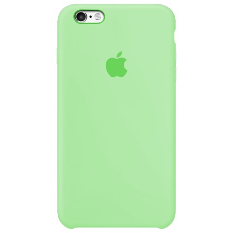Capa de Silicone para Iphone 6 Plus - Verde Pastel