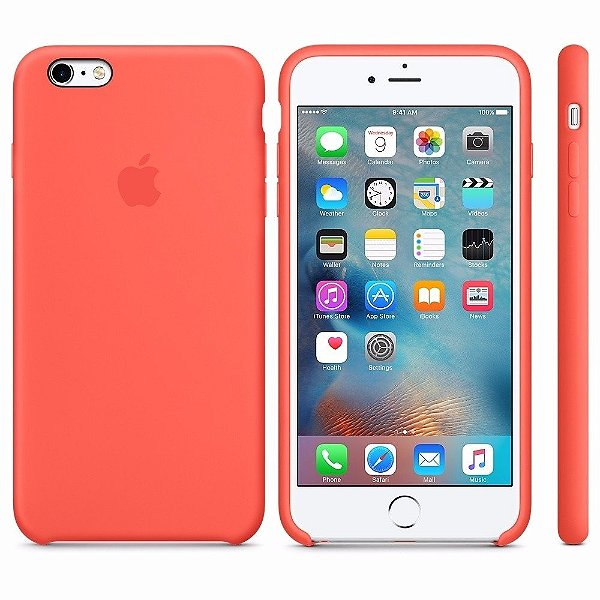 Capa de Silicone para Iphone 6 Plus - Cardeal