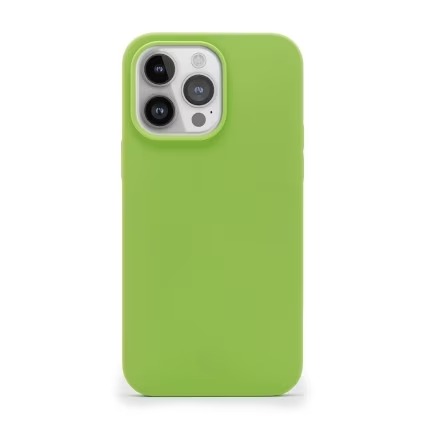 Capa de Silicone para Iphone 14 Pro Max - Verde Limão