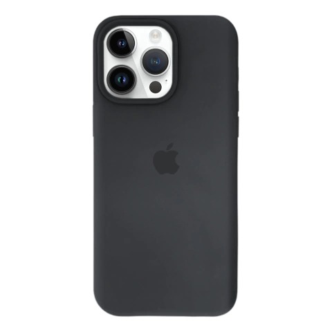 Capa de Silicone para Iphone 14 Pro Max - Cinza Escuro