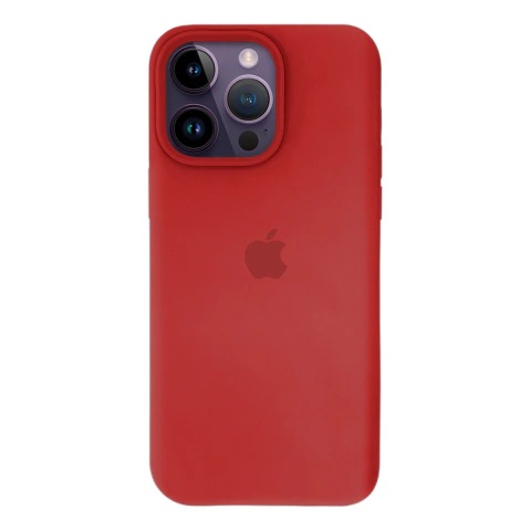 Capa de Silicone para Iphone 14 Pro - Vermelho