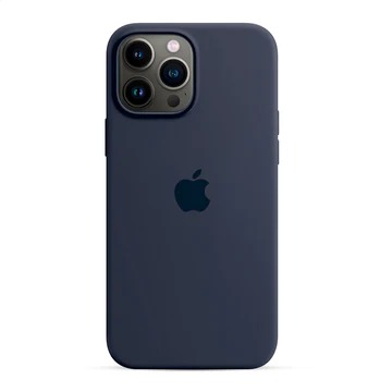 Capa de Silicone para Iphone 14 Pro - Azul Marinho
