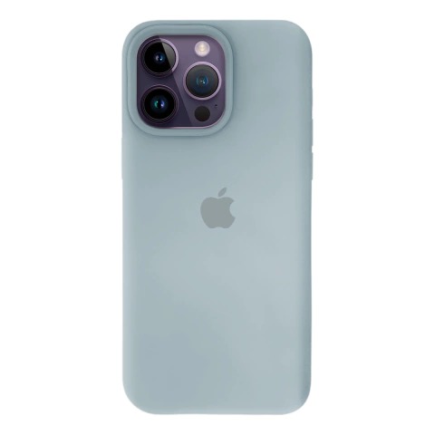 Capa de Silicone para Iphone 14 Pro - Azul Bebê