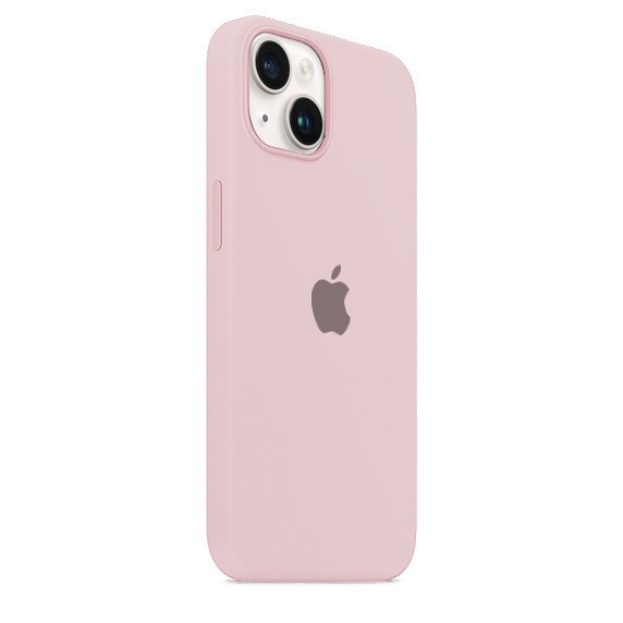 Capa de Silicone para Iphone 14 Plus - Rosa Nude