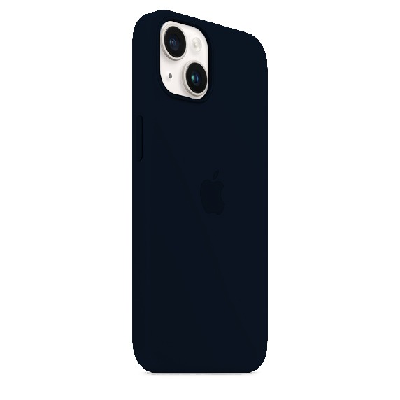 Capa de Silicone para Iphone 14 Plus - Azul Marinho