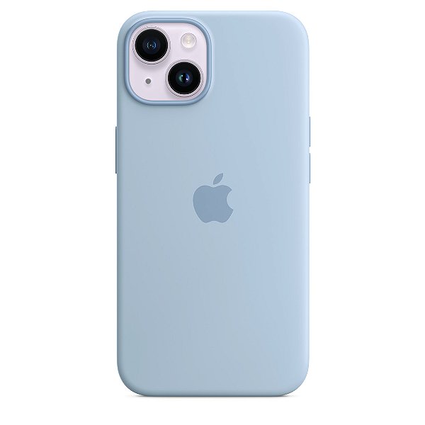 Capa de Silicone para Iphone 13 mini - Azul Céu