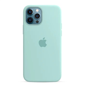 Capa de Silicone para Iphone 12/12Pro - Verde Menta