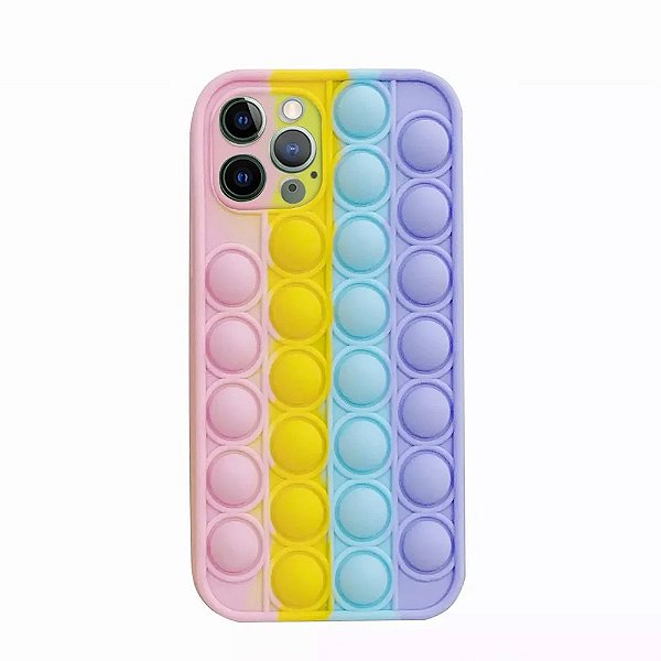 Capa de Silicone para Iphone 12/12Pro - Pop It Anti Stress