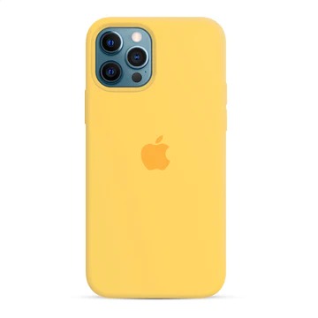 Capa de Silicone para Iphone 12/12Pro - Amarelo