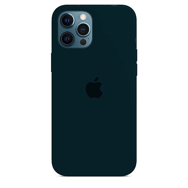 Capa de Silicone para Iphone 12 Pro Max - Azul Royal