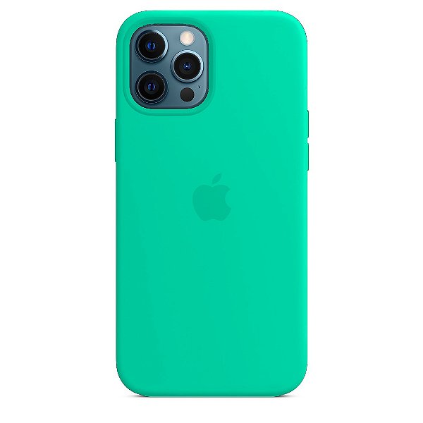 Capa de Silicone para Iphone 12 Pro Max - Água Marinha