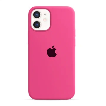 Capa de Silicone para Iphone 12 Mini - Rosa Pink