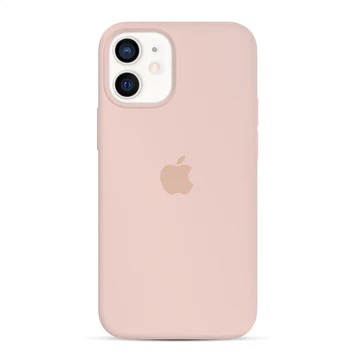 Capa de Silicone para Iphone 12 Mini - Rosa Bebê