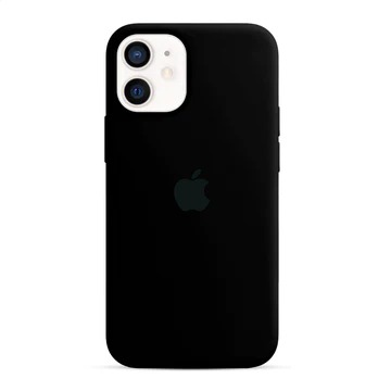 Capa de Silicone para Iphone 12 Mini - Preto