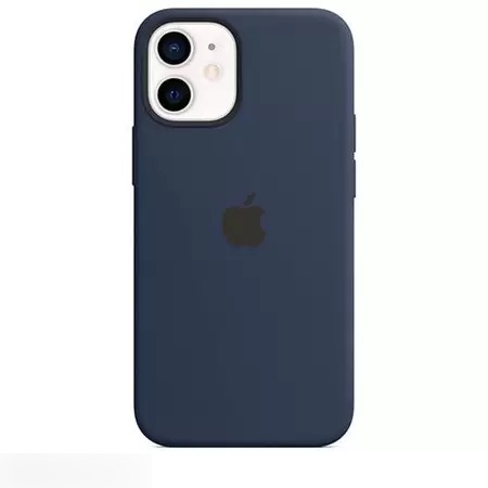 Capa de Silicone para Iphone 12 Mini - Azul Marinho