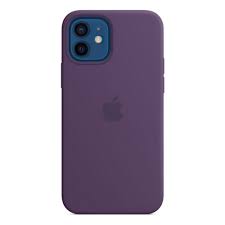 Capa de Silicone para Iphone 12 - Roxo