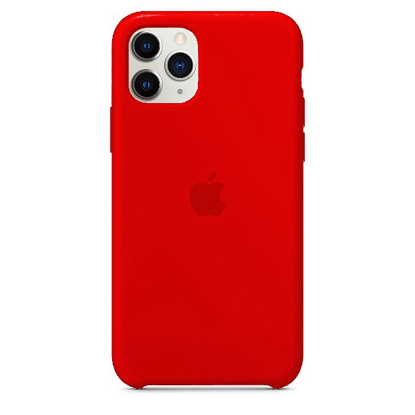Capa de Silicone para Iphone 11 Pro - Vermelho