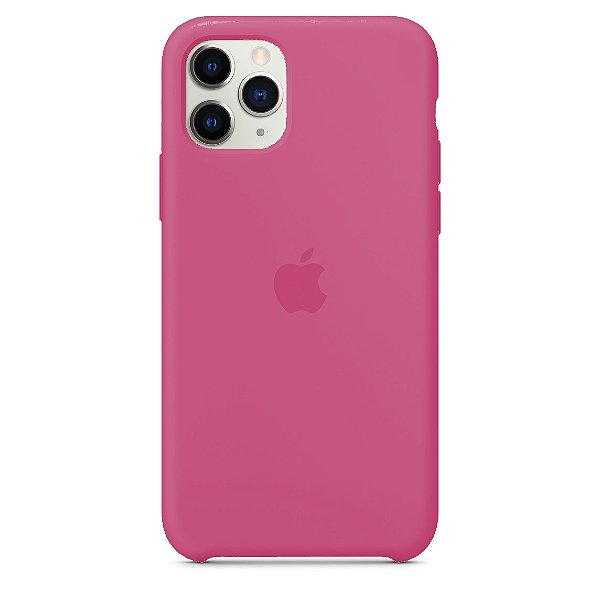 Capa de Silicone para Iphone 11 Pro - Rosa Fúcsia