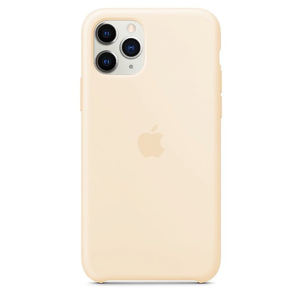 Capa de Silicone para Iphone 11 Pro - Bege