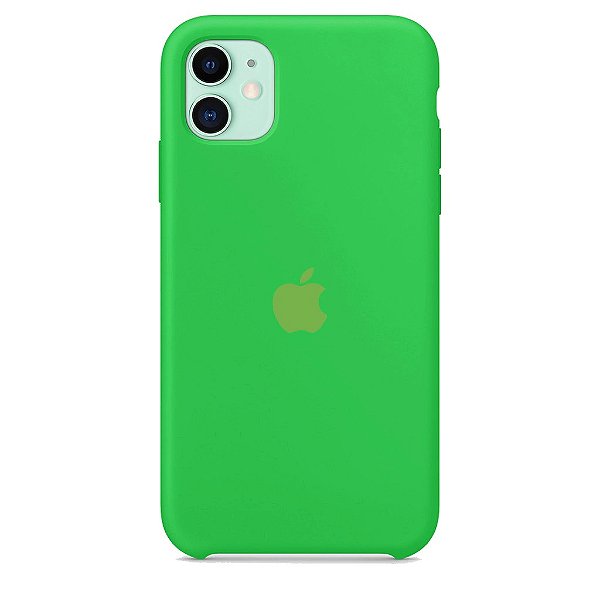 Capa de Silicone para Iphone 11 - Verde Neon