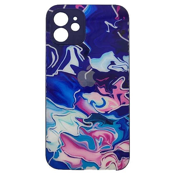 Capa de Silicone para Iphone 11 - Estampa Abstrato