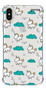 Capa Anti-Queda para Iphone X/XS - Estampa de Unicórnio