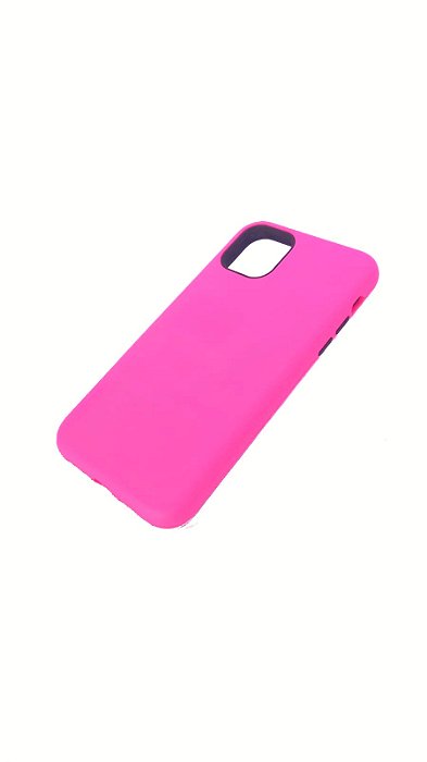 Capa Anti-Impacto para Iphone 11 Pro Max - Rosa Neon