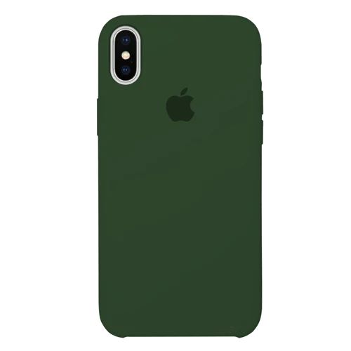 Capa de Silicone para Iphone XS Max - Verde Exército