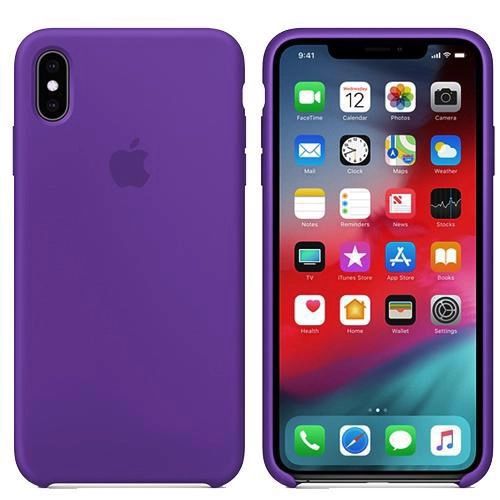 Capa de Silicone para Iphone XS - Roxo