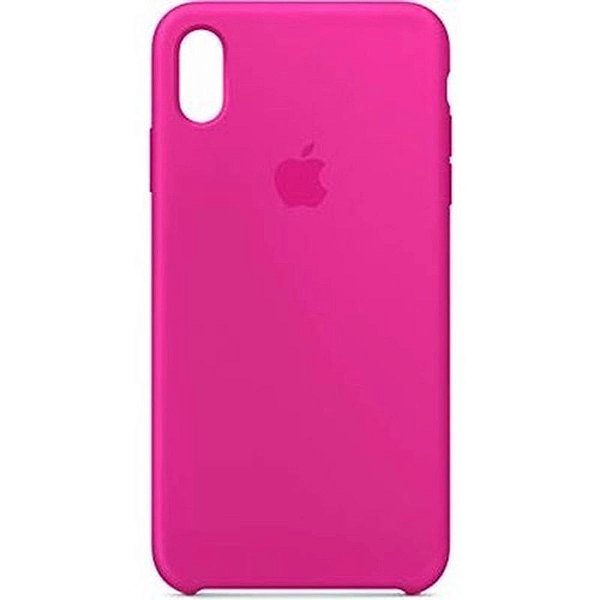 Capa de Silicone para Iphone XS - Rosa Neon