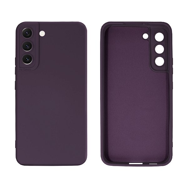 Capa de Silicone para Samsung S22 Plus - Roxo