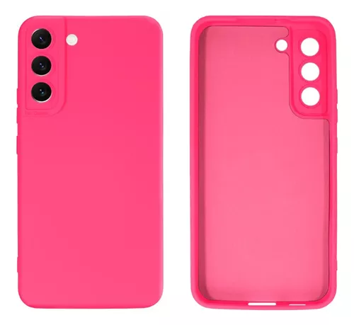 Capa de Silicone para Samsung S22 Plus - Rosa Pink