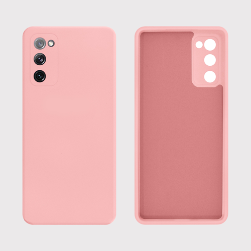 Capa de Silicone para Samsung S22 Plus - Rosa Claro