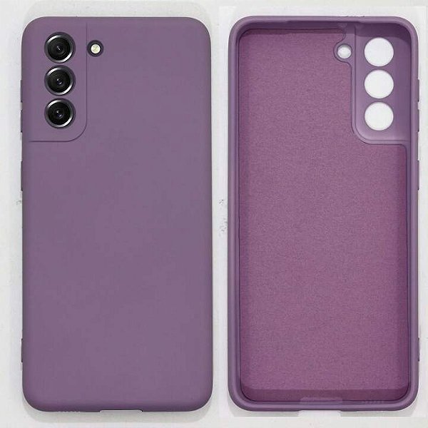 Capa de Silicone para Samsung S21FE - Roxo