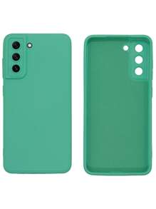 Capa de Silicone para Samsung S21FE - Azul Bebê