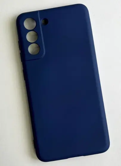 Capa de Silicone para Samsung S21FE - Azul