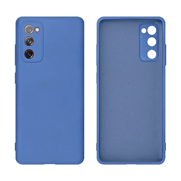 Capa de Silicone para Samsung S20 FE - Azul