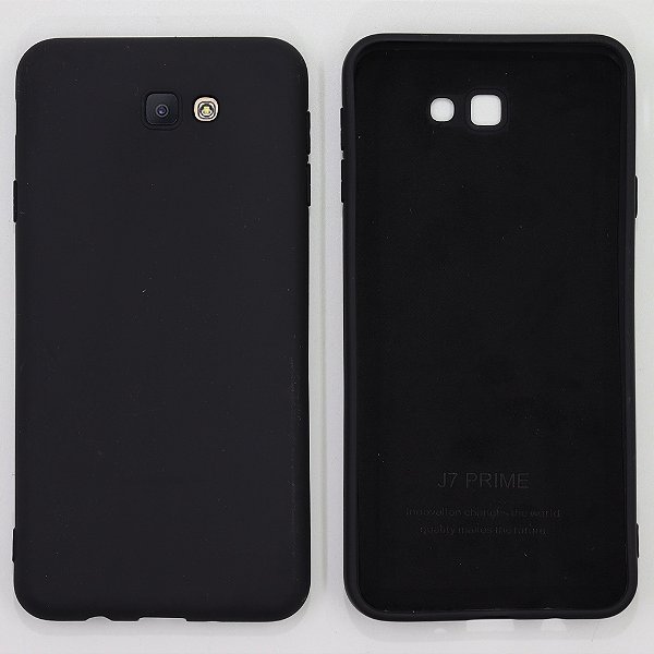 Capa de Silicone para Samsung J7 Prime - Preto
