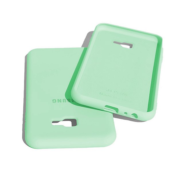 Capa de Silicone para Samsung J4 Plus - Verde Menta