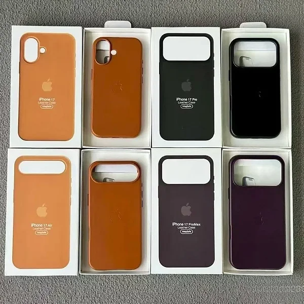 Capa De Couro MagSafe Oficial Para IPhone 1540