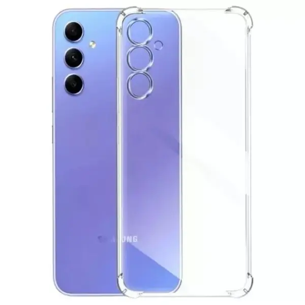 Capa De Silicone Para Samsung M15  / F15 5G  - Tranparente
