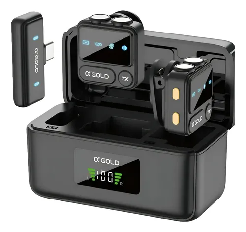 Microfone De Lapela Sem Fio Lightning A'gold MCF-26