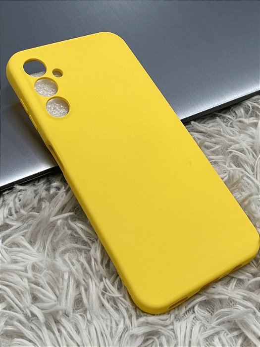 Capa de Silicone para Samsung A14 5G - Amarela CPS-SAMA145G-AM