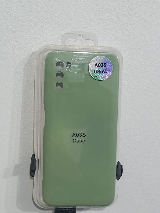 Capa De Silicone Para Samsung A02S / A03s - Verde CPS-SMA03S-VERDE