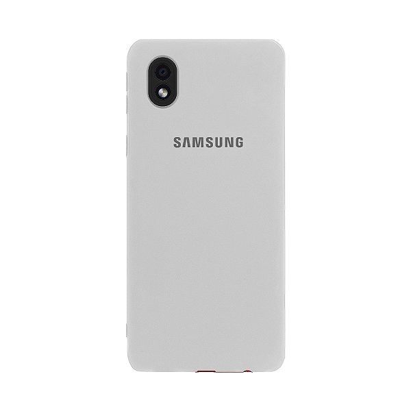 Capa de Silicone para Samsung A01 Core - Branco